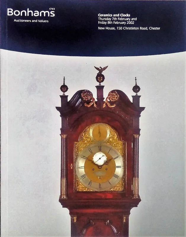 Bonhams ~ Ceramics & Clocks ~ Chester ~ 07.- 08. 02. 2002