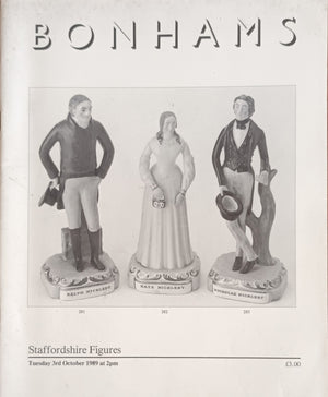Bonhams ~ Staffordshire Figures ~ London ~ 03. 10. 1989