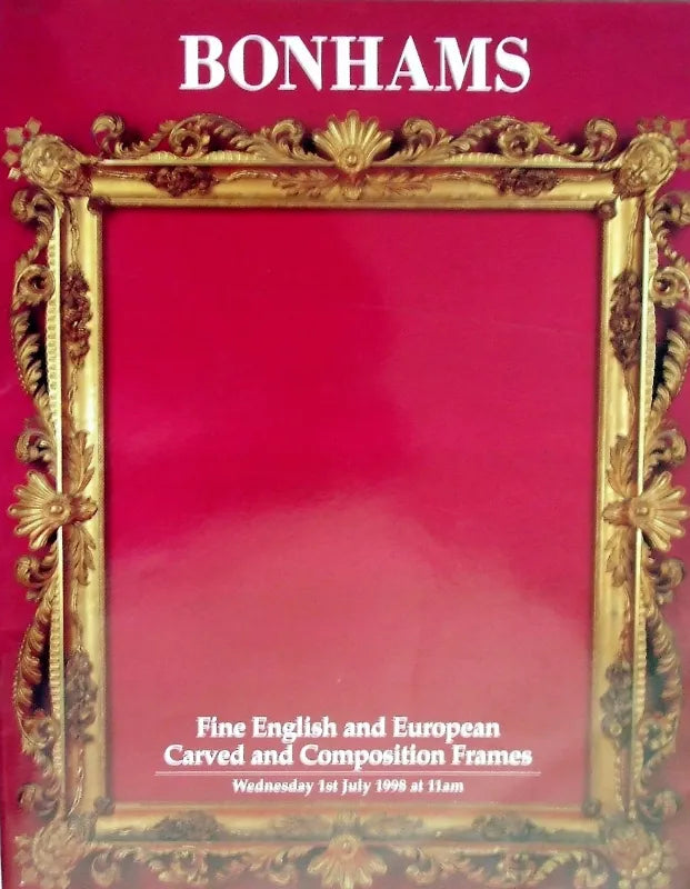 Bonhams ~ Picture Frames ~ London ~ 01. 07. 1998