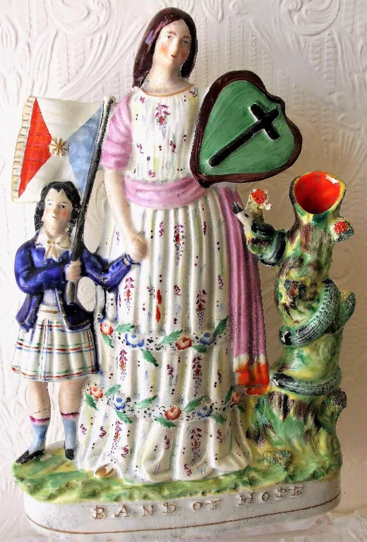 Antique Victorian Staffordshire Figure ~ 