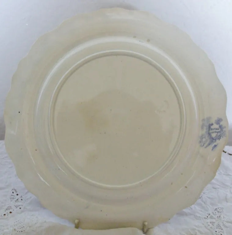 Antique English Victorian Blue and White Transferware 