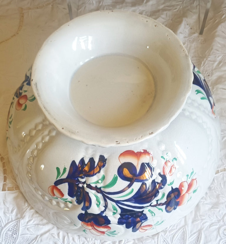 Basket of Flowers Footed Bowl 1l