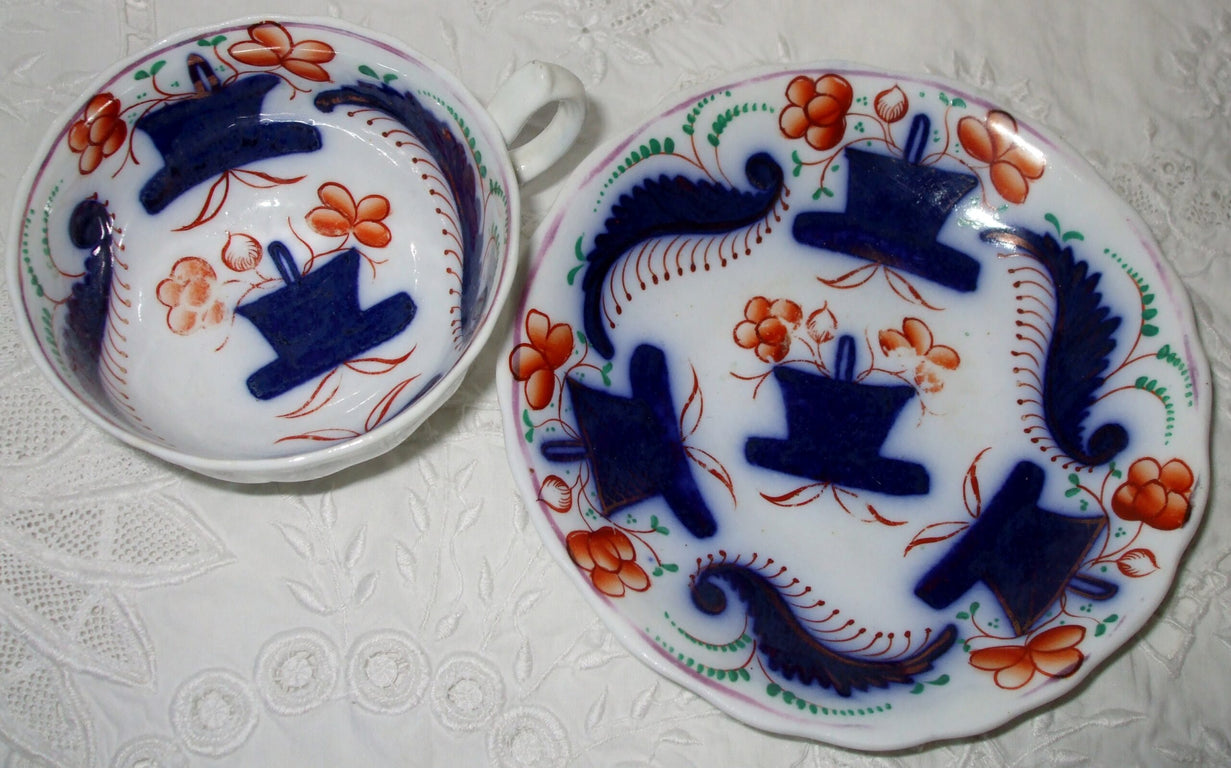 Basket of Flowers Teacup and Saucer 2b