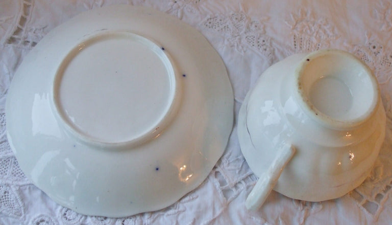 Basket of Flowers Teacup and Saucer 2c