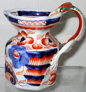 Antique Georgian Gaudy Welsh "Bethesda" Pattern Jug