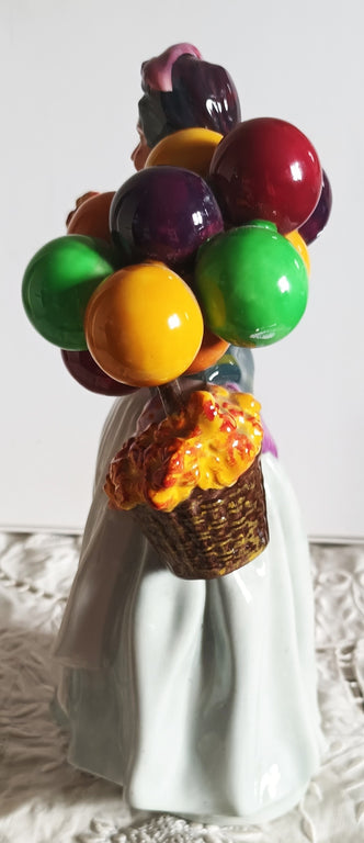 Royal Doulton English Porcelain Figurine ~ Biddy Penny Farthing ~ HN 1843
