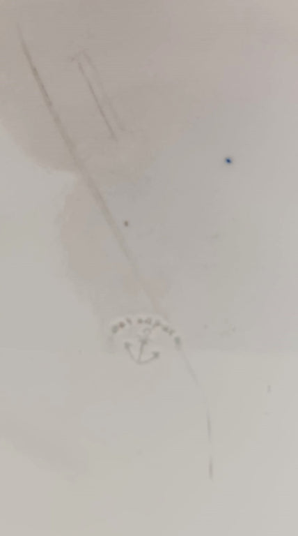 Antique English Georgian Blue and White Transfer 