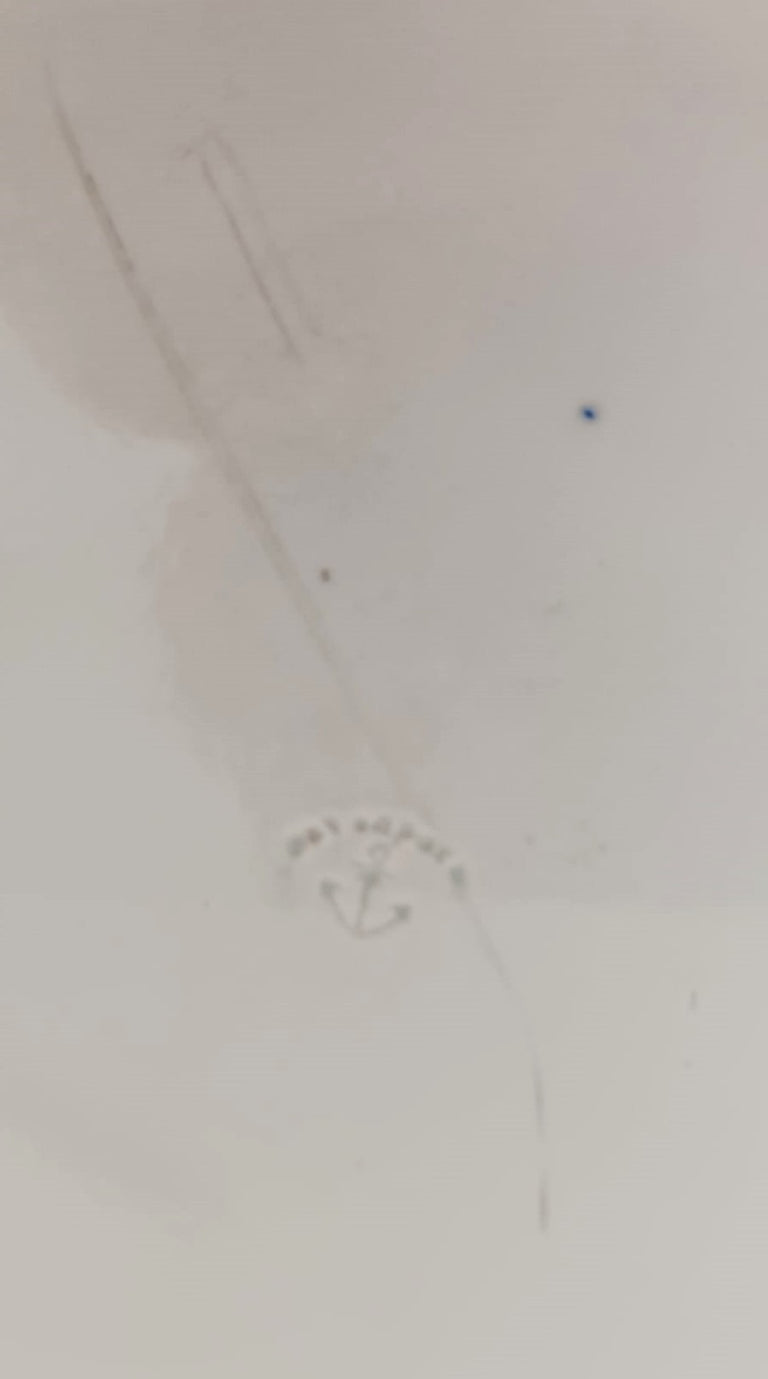 Antique English Georgian Blue and White Transfer 