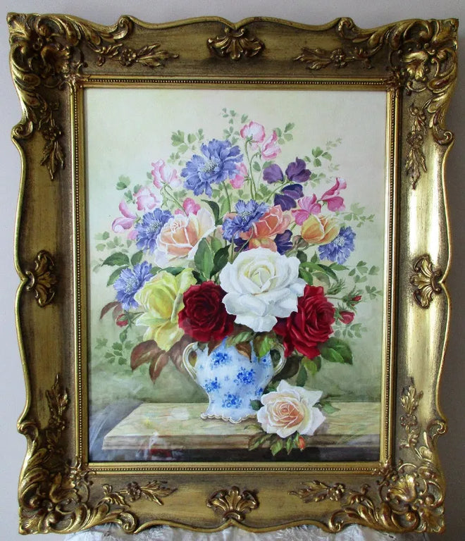 Blue and White ~ Watercolour ~ Reg Johnson ~ c. 1987