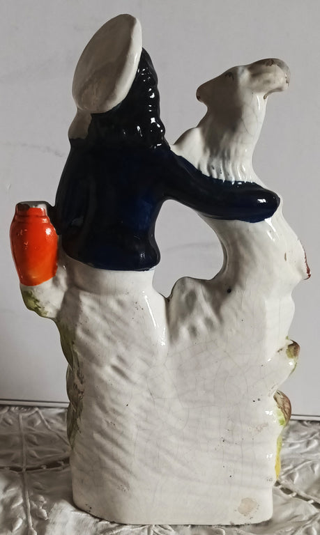 Antique English Victorian Staffordshire Figure 