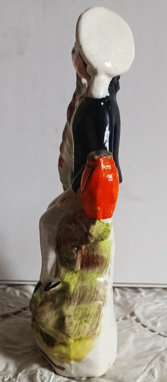 Antique English Victorian Staffordshire Figure 