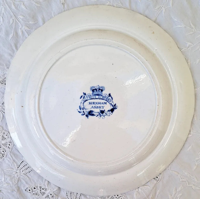 Antique Georgian Blue & White Transfer 