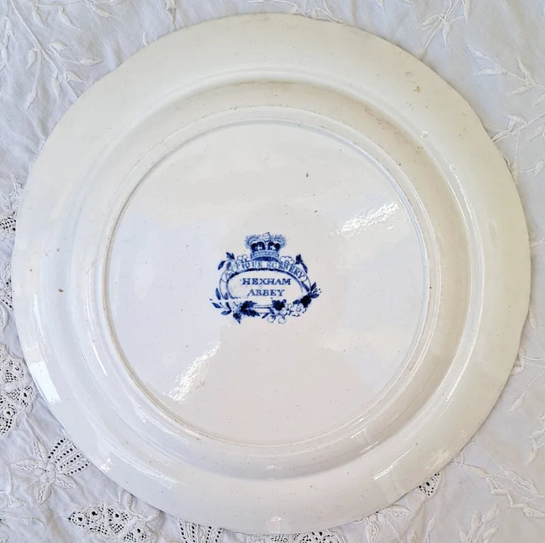 Antique Georgian Blue & White Transfer 