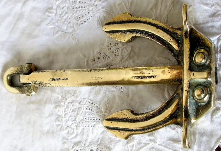 Antique English or Canadian ? Brass Model Anchor
