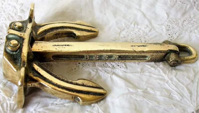Antique English or Canadian ? Brass Model Anchor