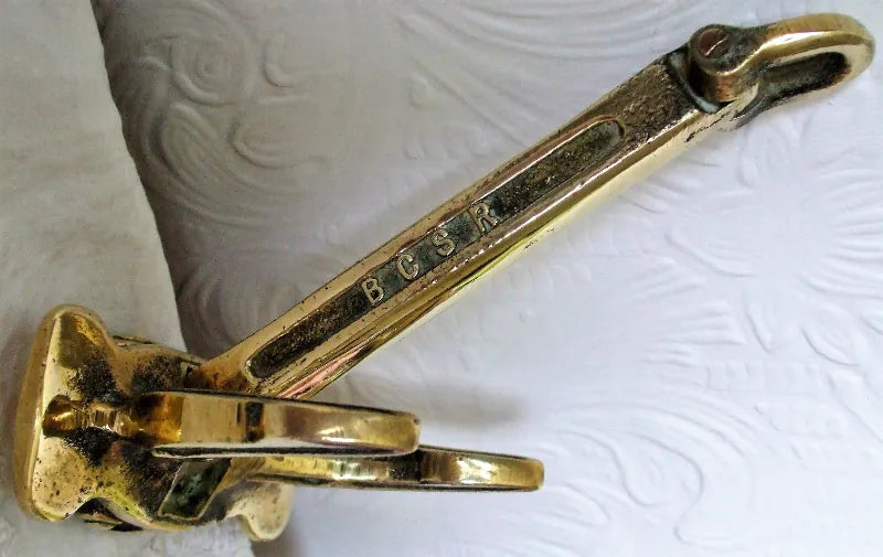 Antique English or Canadian ? Brass Model Anchor