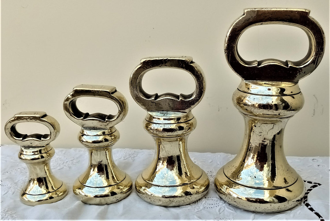 Brass Bell Weights 1a