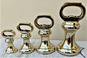 Brass Bell Weights 1a