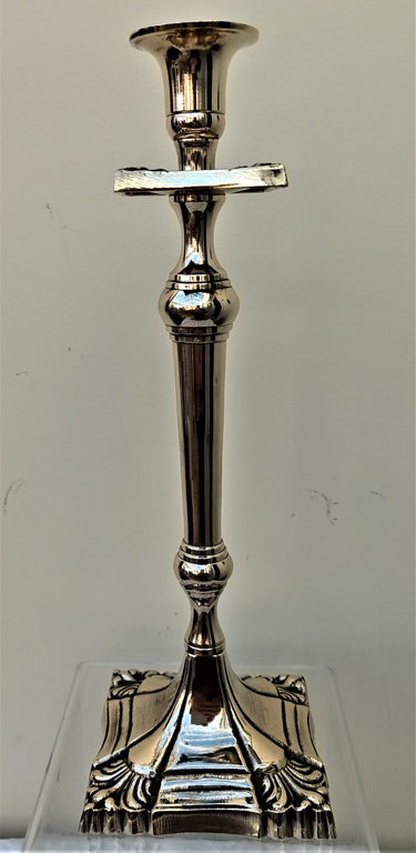 Antique English Victorian Brass Candlestick