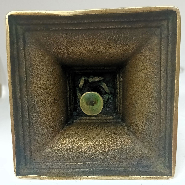 Antique English Georgian Brass Candlestick