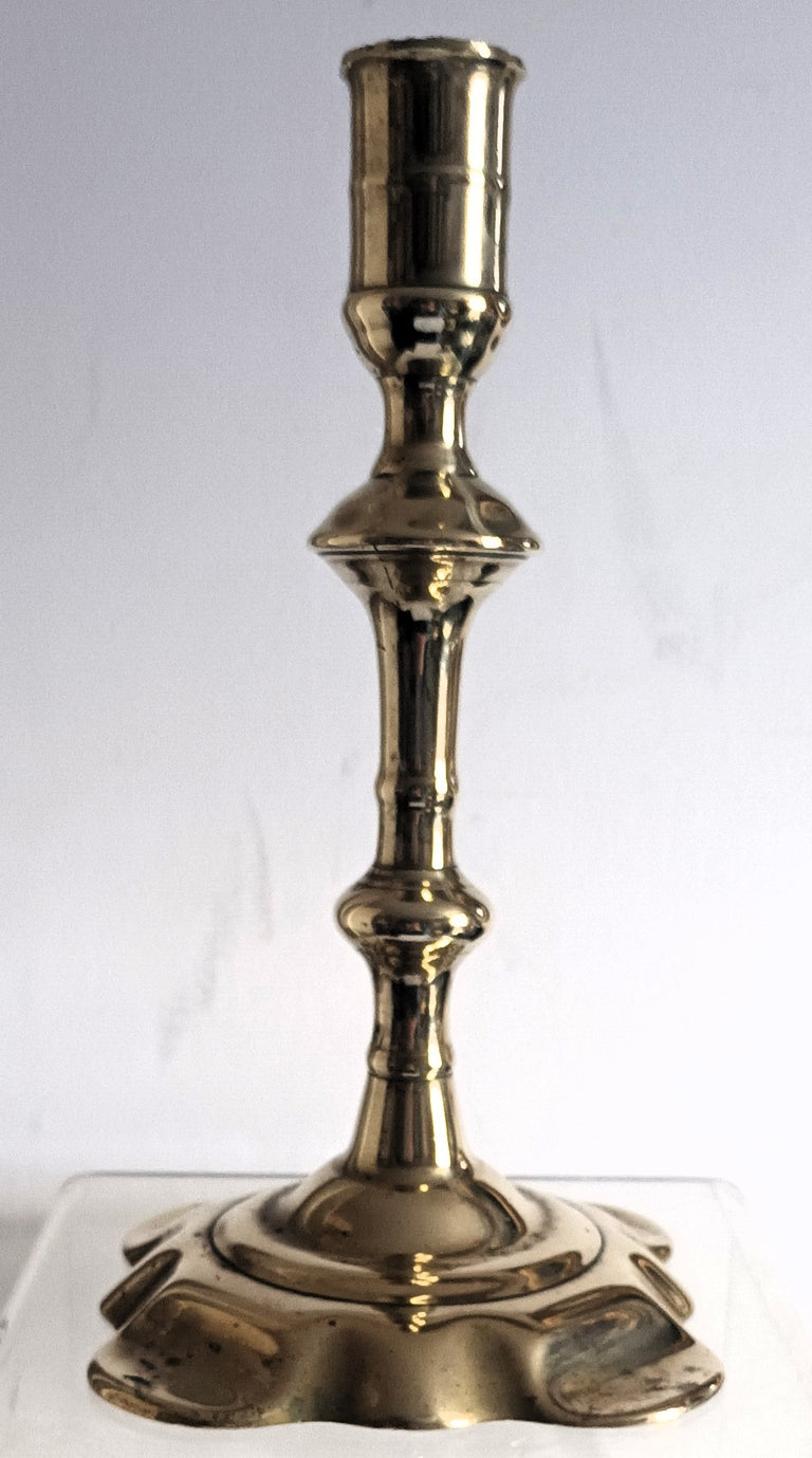 Brass Candlestick 19c