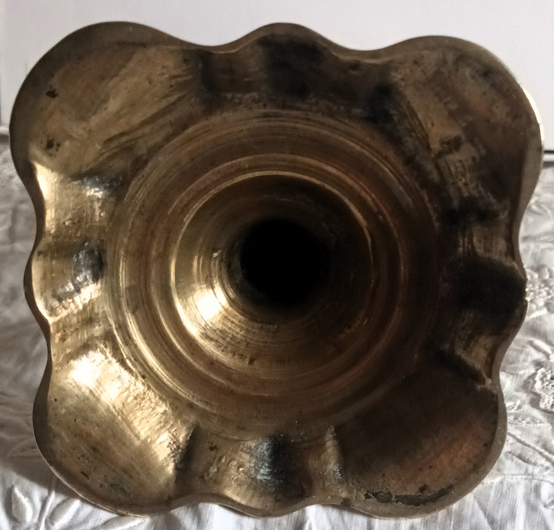 Brass Candlestick 19f