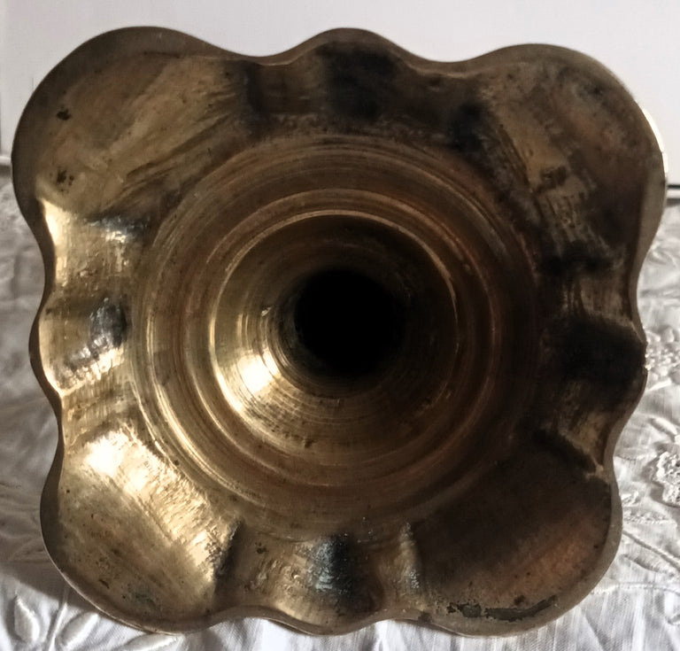 Brass Candlestick 19f