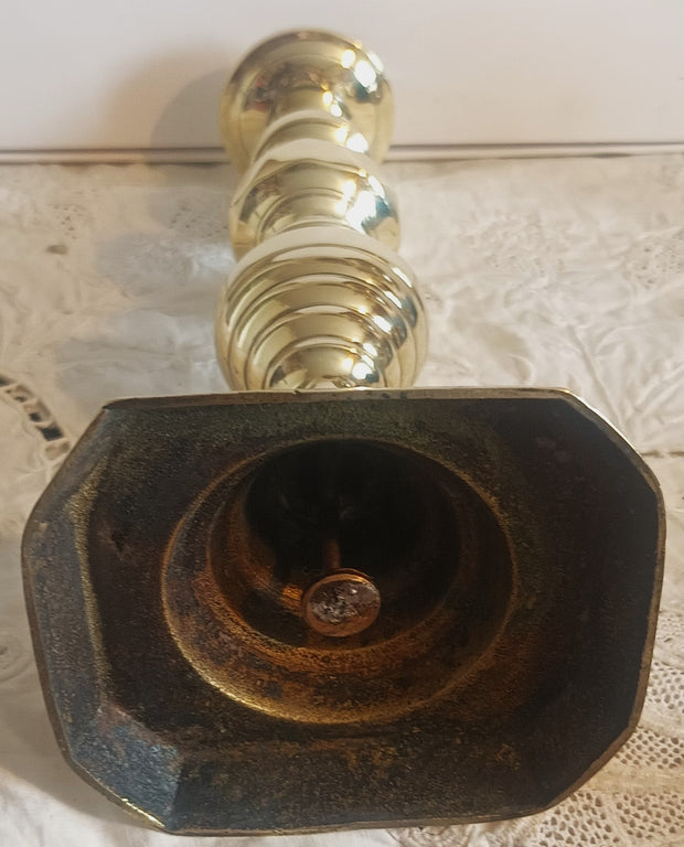 Brass Candlestick 21f