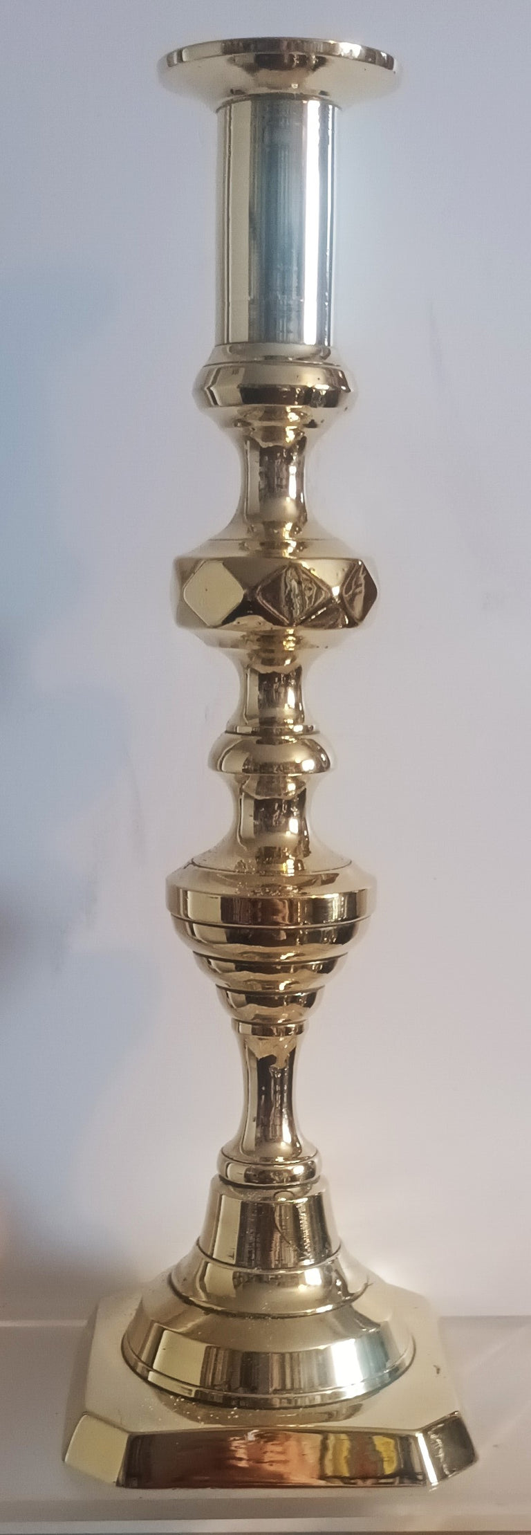 Brass Candlestick 22a