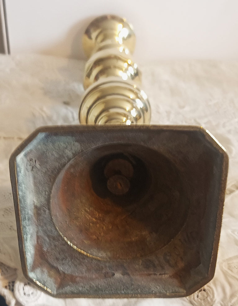 Brass Candlestick 22f