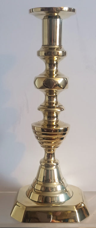 Brass Candlestick 23a