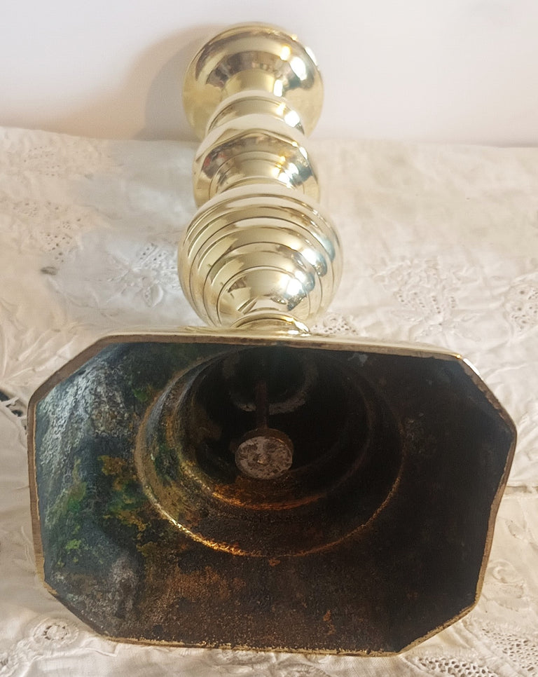 Brass Candlestick 23f
