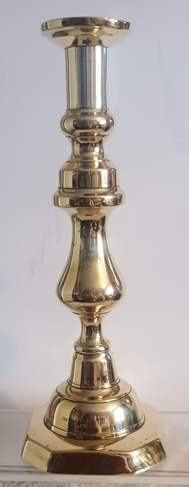 Brass Candlestick 24a