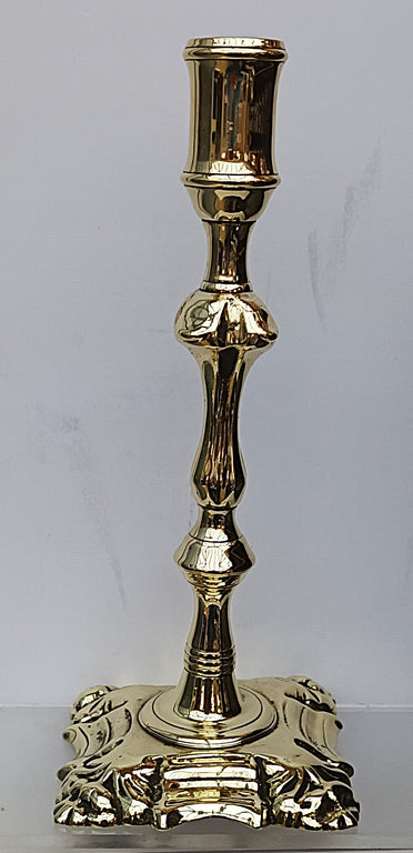 Antique English Georgian Brass Candlestick