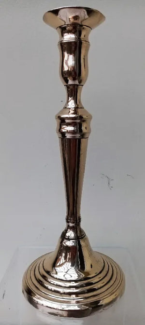 Antique English Georgian Brass Candlestick