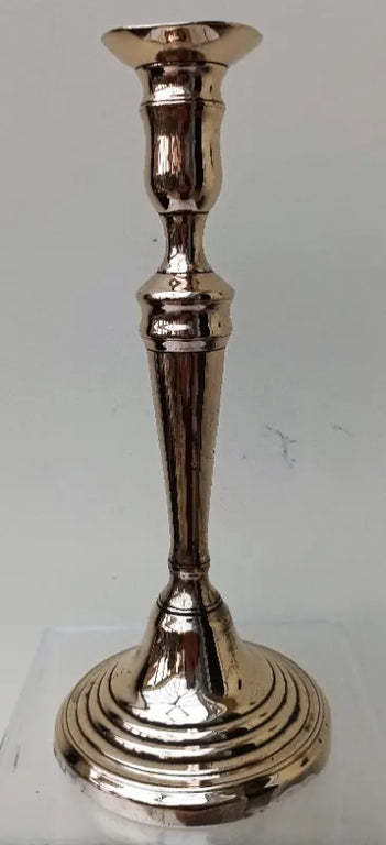 Antique English Georgian Brass Candlestick