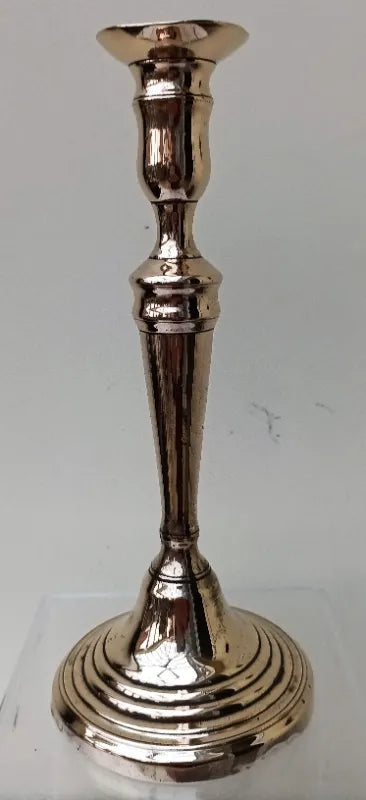 Antique English Georgian Brass Candlestick