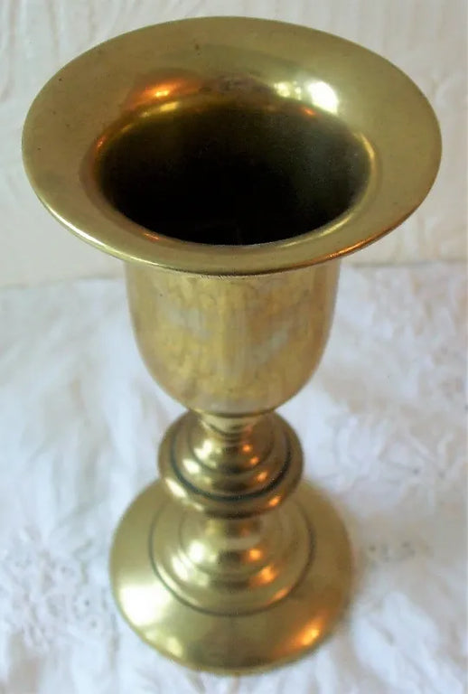 Antique English Georgian Brass Chalice or Goblet