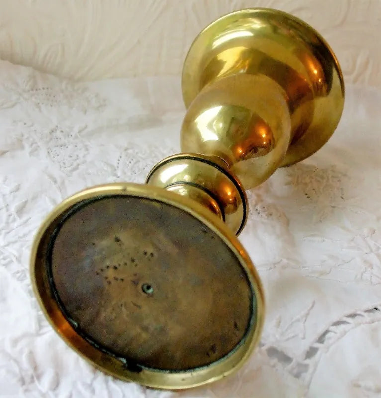 Antique English Georgian Brass Chalice or Goblet