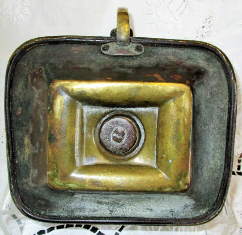 Antique English Georgian Brass Chamberstick