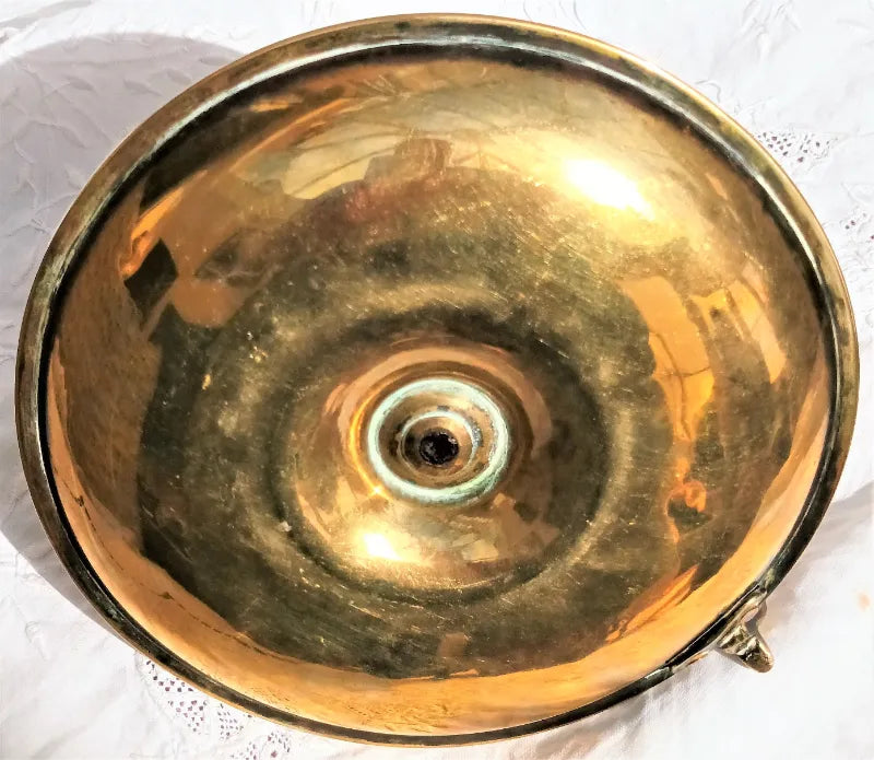 Antique English Victorian Brass Chamberstick