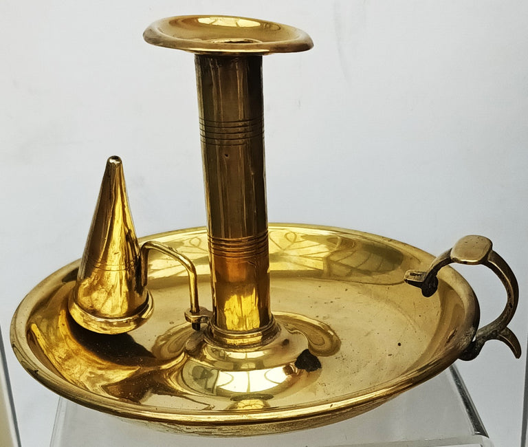Brass Chamberstick and Snuffer 3a