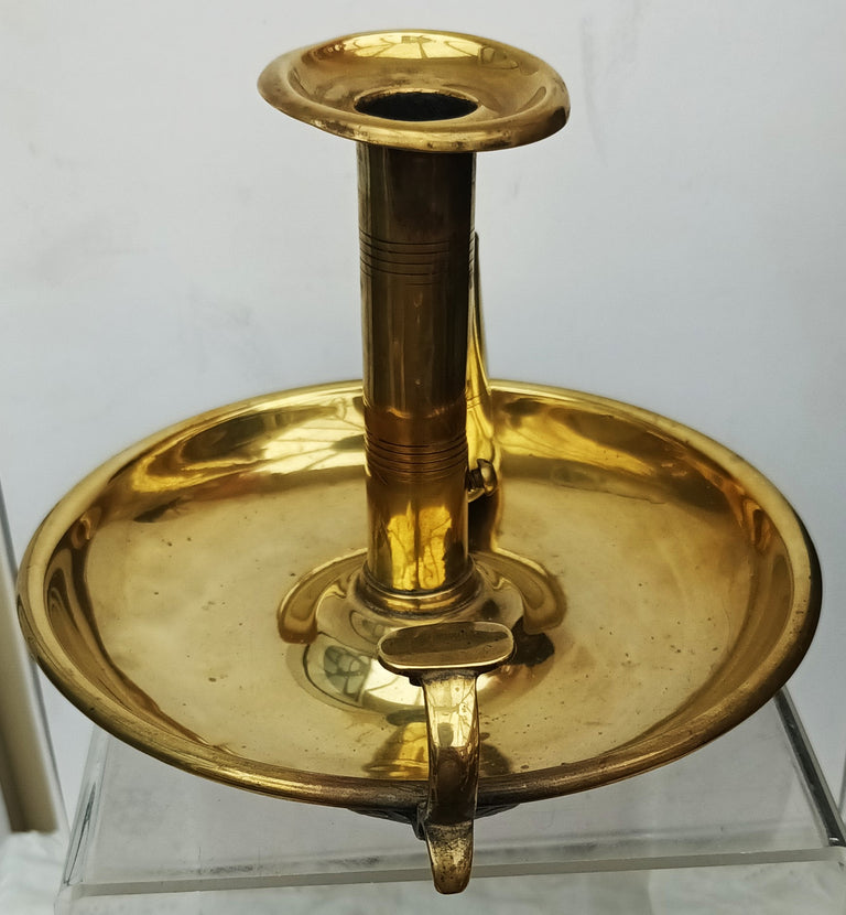 Brass Chamberstick and Snuffer 3b