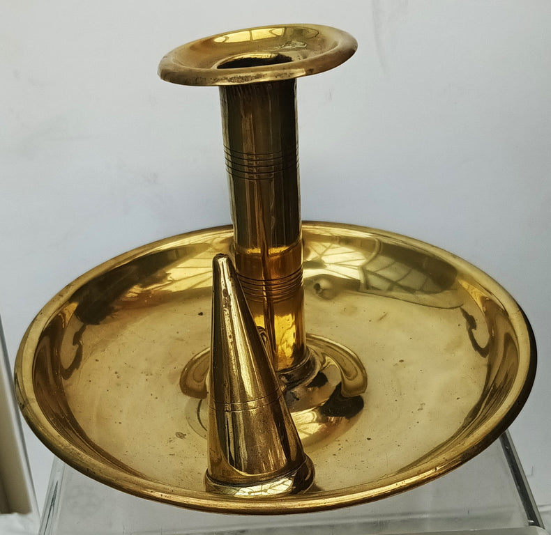 Brass Chamberstick and Snuffer 3d