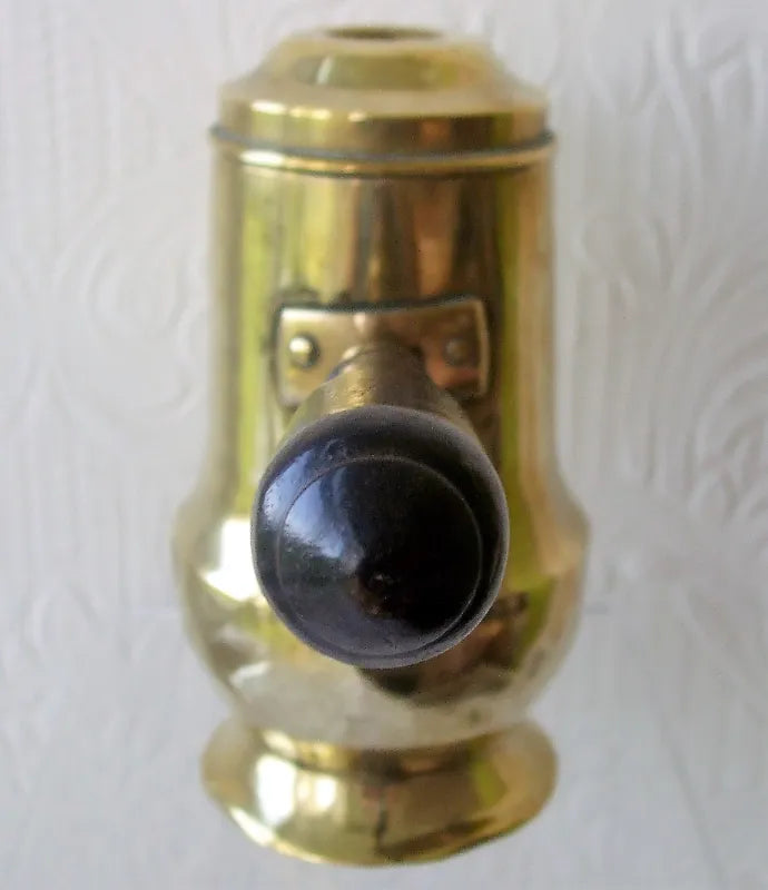 Antique Dutch or English Georgian Brass Chocolate Pot