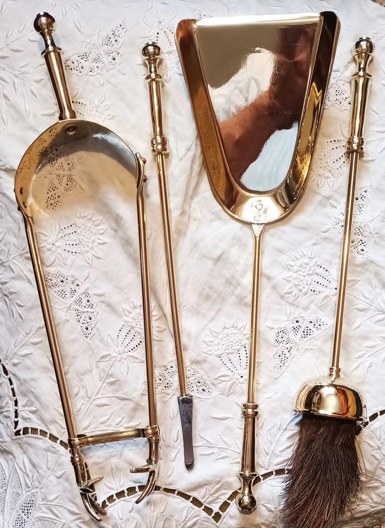 Vintage Brass Companion Set