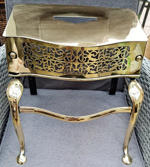 Antique English Georgian Brass & Steel Footman