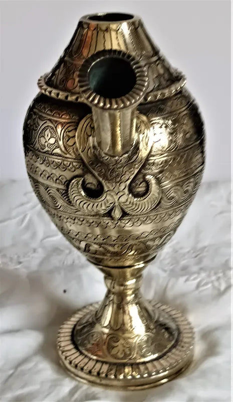 Vintage Brass Islamic Hookah