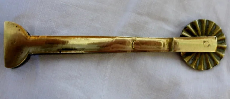 Brass Pastry Crimper 1