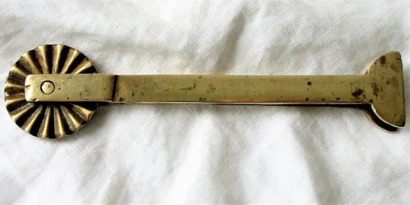 Brass Pastry Crimper 2